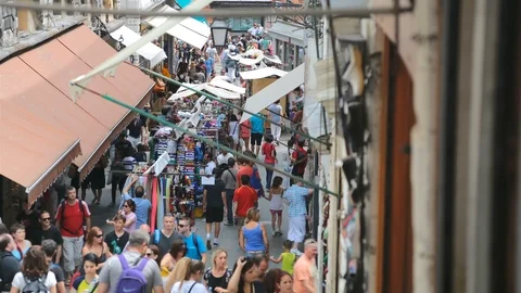 Streets of Venice, Italy Stock Footage 87295824