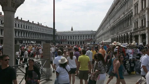 Streets of Venice, Italy Stock Footage 87296173