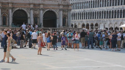 Streets of Venice, Italy Stock Footage 87296358
