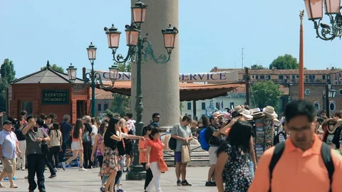 Streets of Venice, Italy Stock Footage 87296854