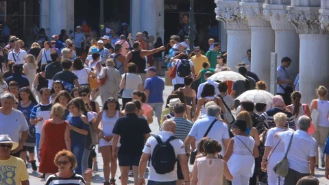 Streets of Venice, Italy Stock Footage 87296899