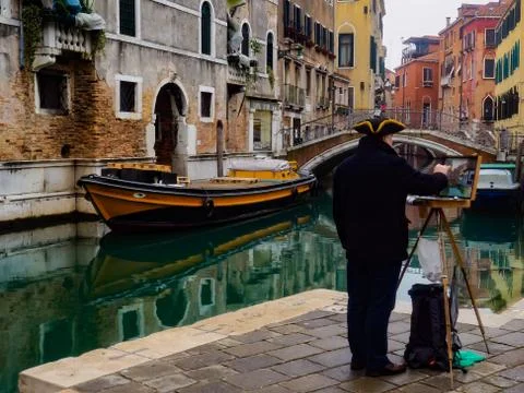 Streets of Venice Stock Photos