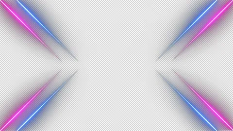 Strela neon,alpha channel Stock Footage 163226620