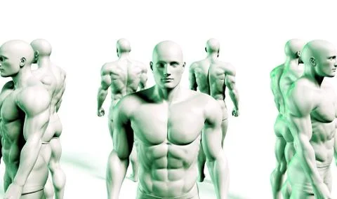 Strength and Conditioning Stock Illustration