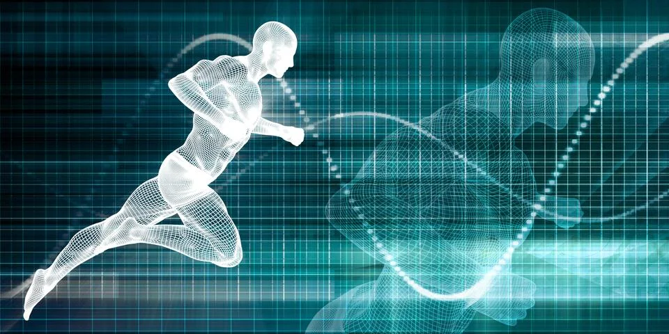 Strength and Conditioning Stock Illustration