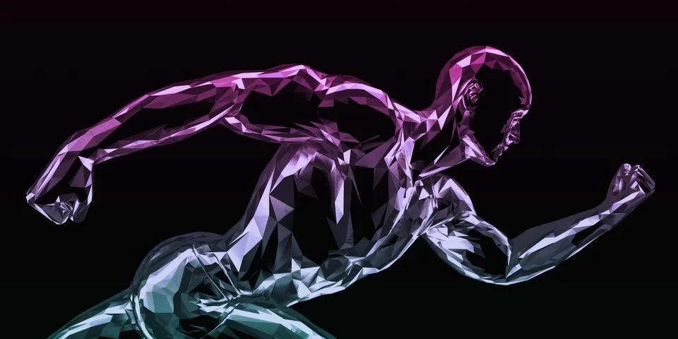 Strength Training Unlocks Ultimate Physical Performance Potential 库存插图