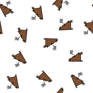 Strengthening of road slopes vector seamless pattern Stock Illustration