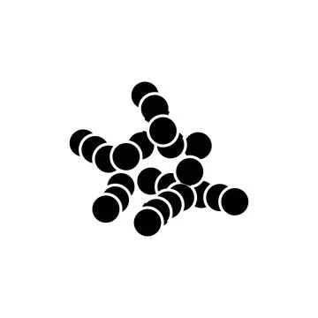 Streptococcus bacteria color line icon. Human diseases. Stock Illustration