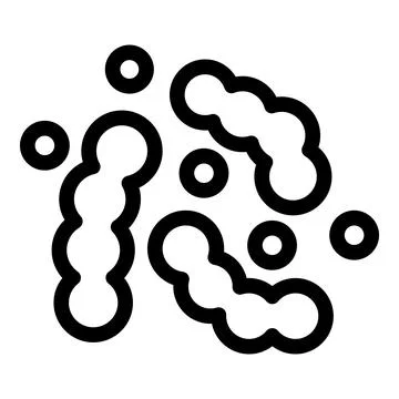 Streptococcus pneumoniae bacteria spreading through body Stock Illustration