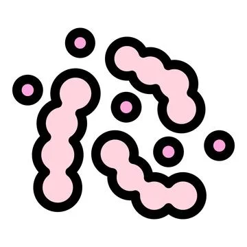 Streptococcus pyogenes bacteria spreading infection through bloodstream Ilustração Stock