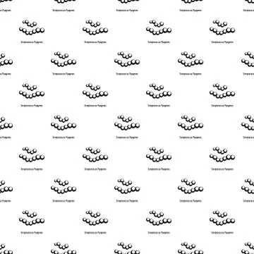 Streptococcus pyogenes pattern seamless Stock Illustration