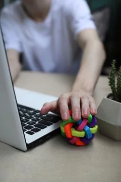 Stress ball 4 Stock Photos