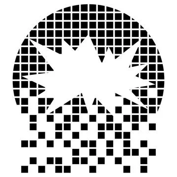 Stress black icon on a transparent background Stock Illustration