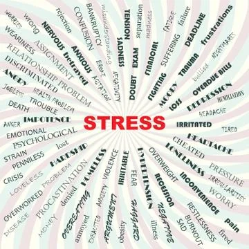 Stress concept Stock Illustration