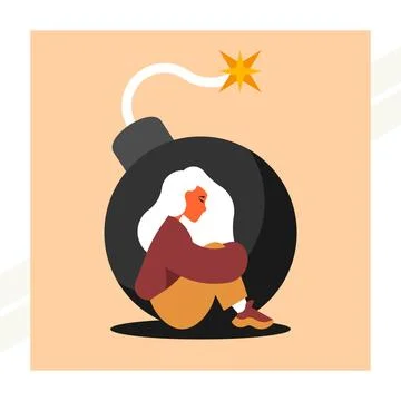 Stress-concept Stock Illustration