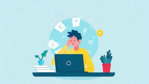 Stress Video stock 312105710