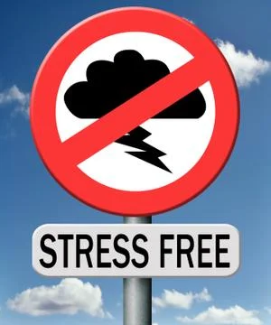 Stress free zone Stock Illustration