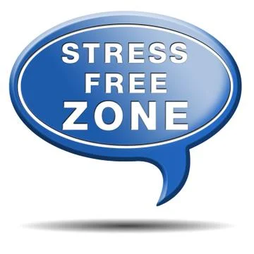 Stress free zone Stock Illustration