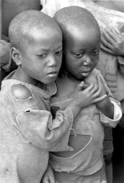 Stress hutu refugees from burundi ngara tanzania Stock Photos