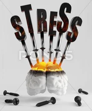 Stress Stock Illustration