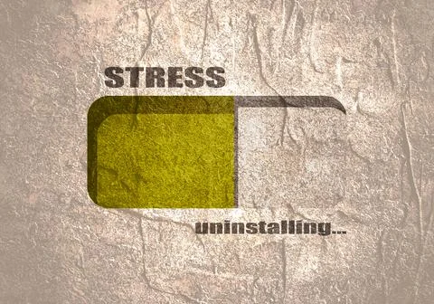 Stress level conceptual meter Stock Illustration
