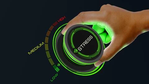 STRESS LOW Illustrazione stock