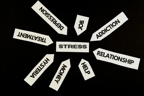Stress relief techniques for modern challenges Stock Photos
