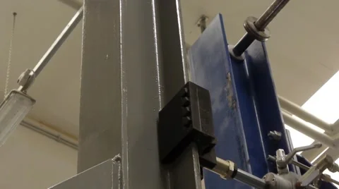 Stress test for construction beam Stock Footage 46109331