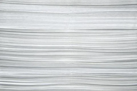 Stress at work: a Huge stack of envelopes with work mail on the table at the  Foto stock