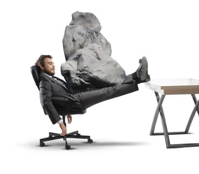 Stress at work Stock Photos