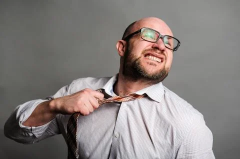 Stress at work Stock Photos