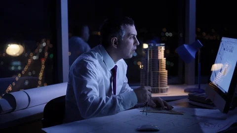 Stress from Working Late Vidéo 89649069