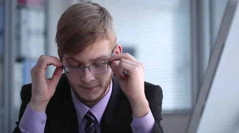 Stress in the Workplace Stock Footage 61730231