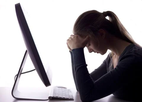 Stress at workplace. Stock Photos