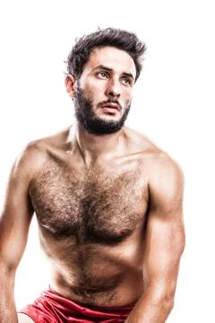 Stressed boxer Stock Photos