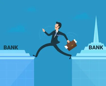 Stressed businessman Illustrazione stock
