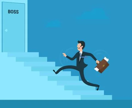 Stressed businessman Stock Illustration