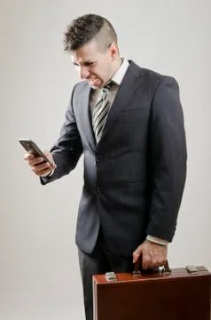 Stressed businessman Stock Photos