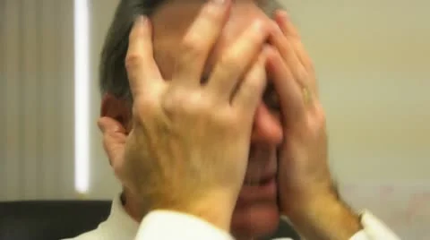 Stressed Man 3 Stock Footage
