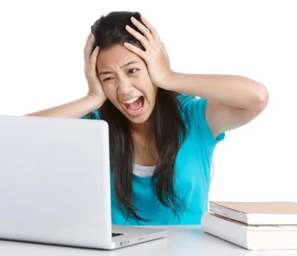 Stressed student Stock Photos