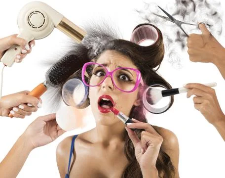 Stressed by style Stock Photos