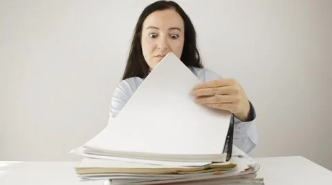 Stressed work Stock-Footage 56443378