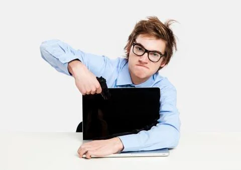 Stressed work Stock Photos