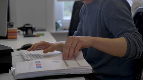 Stressed Worker Given More Work Mid Shot Stock Footage 87499063