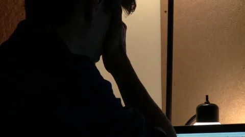 Stressed Young Man 库存影片 51109283