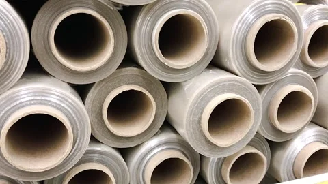 Stretch packaging film in rolls 스톡 동영상 258021877