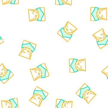 Stretched skin vector seamless pattern flat Stock Illustration