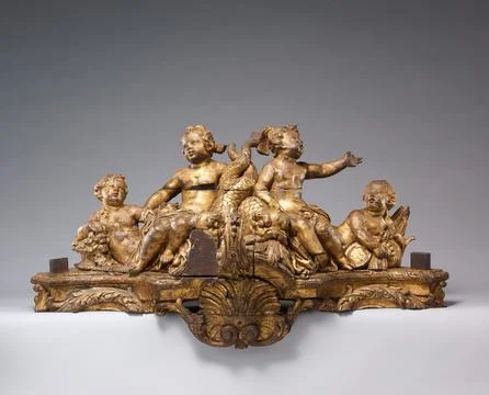 Stretcher from a console table from the Queen's bed chamber at Versailles c.. Stock-Fotos