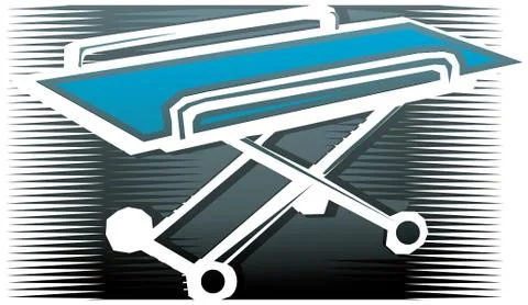 Stretcher Stock Illustration