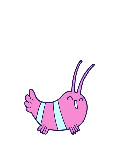 Stretching up animation of cartoon crayfish Stock Footage 324103054